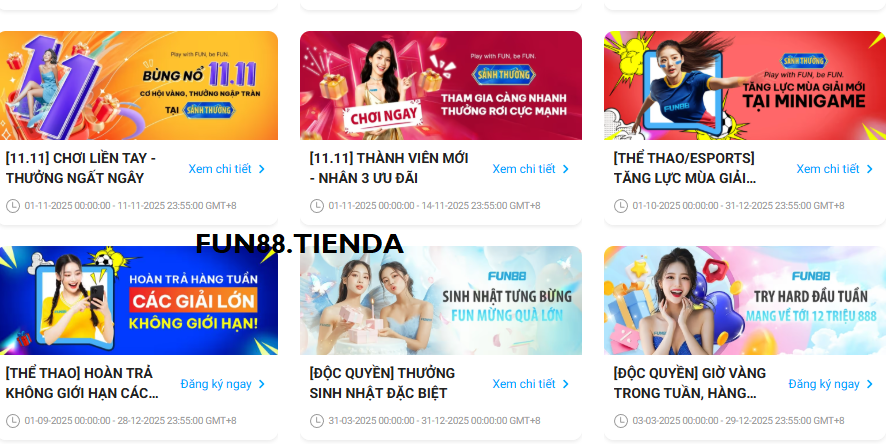 Gói quà tặng sự kiện fun88 Gói quà tặng sự kiện fun88