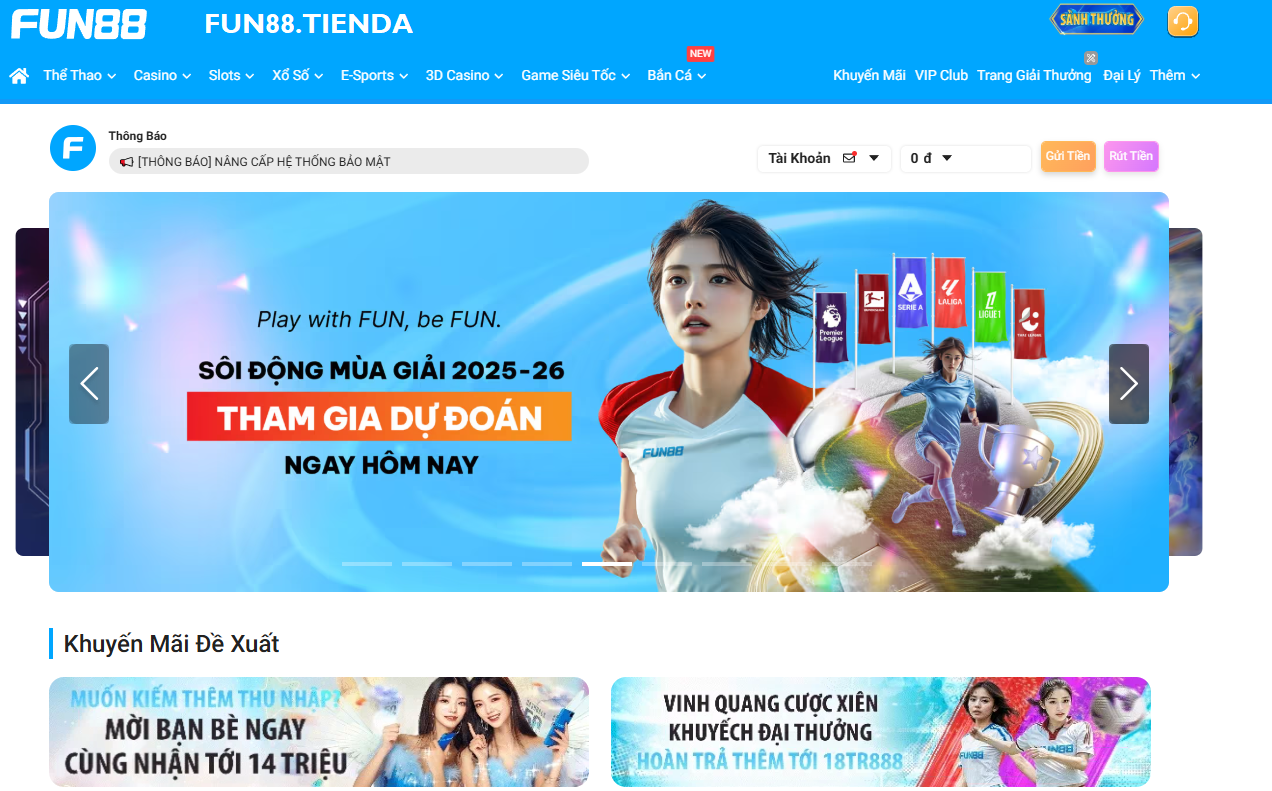Nạp tiền fun88 Nạp tiền fun88