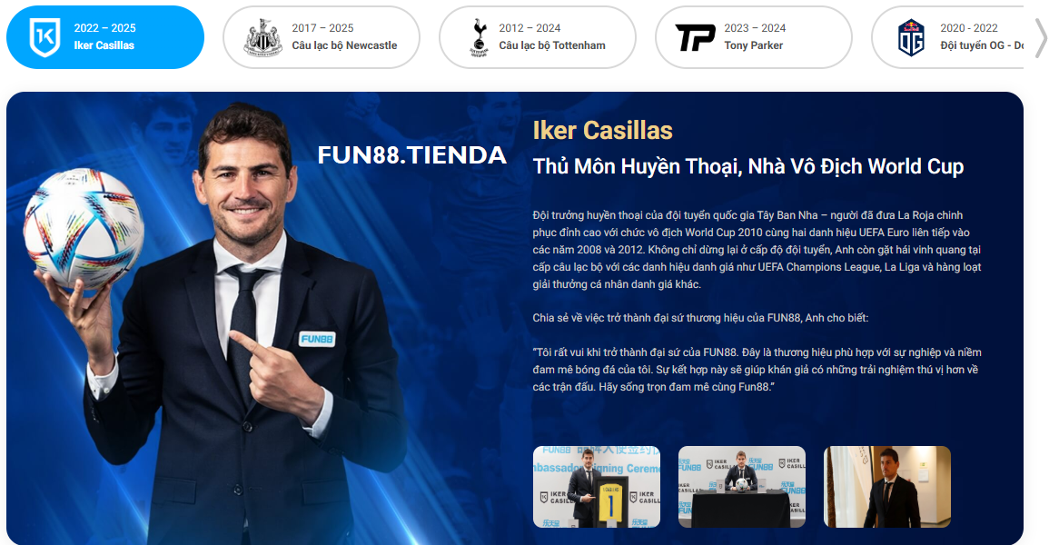 Thông tin tài trợ Fun88 Thông tin tài trợ Fun88