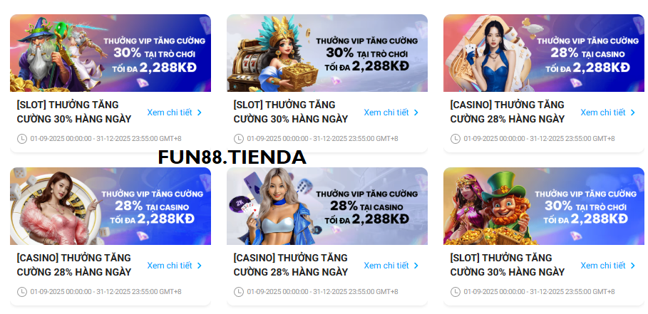 Thưởng vip và nạp lại Fun88 Thưởng vip và nạp lại Fun88