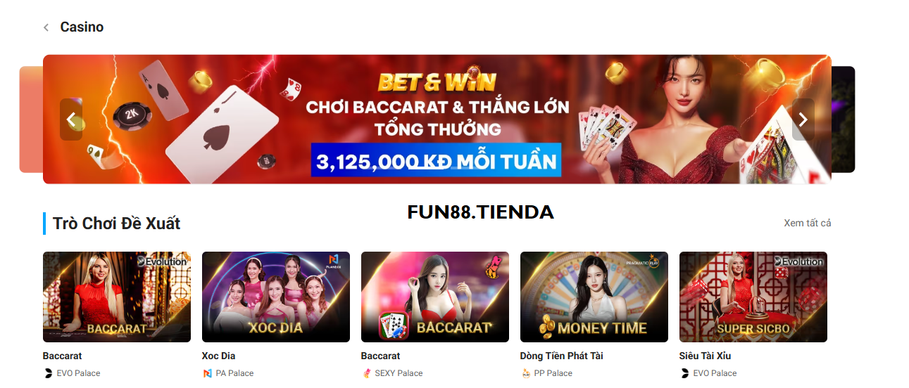 Trải nghiệm Live Casino Trải nghiệm Live Casino